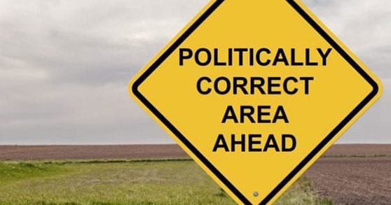 Caution - Politically Correct Area Ahead Moral indignation needs some perspective